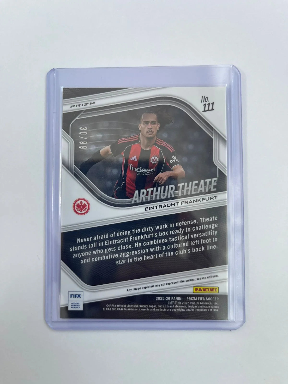 Arthur Theate /99 - 25-26 Panini Prizm