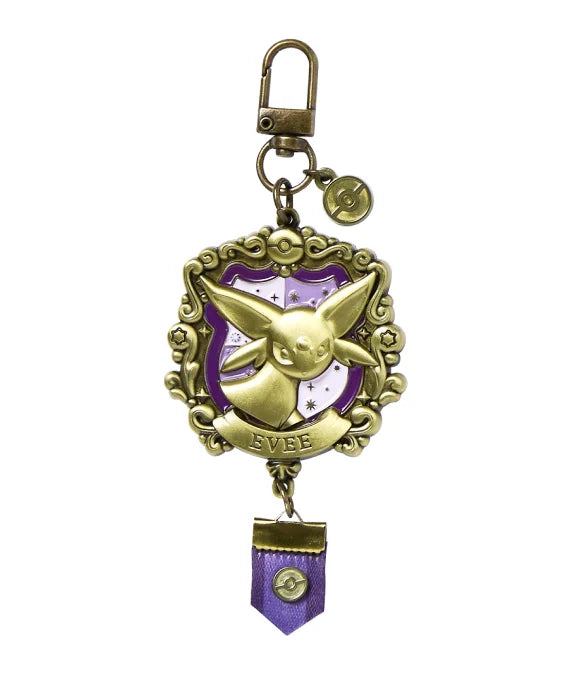 Pokémon Center Korea "ETERNAL ANTIQUE METAL" Eevee Metal Keyring / Keychain