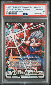 Special Beam Cannon (Alternate Art) FB09-072 (Dual Evolution) — PSA 10