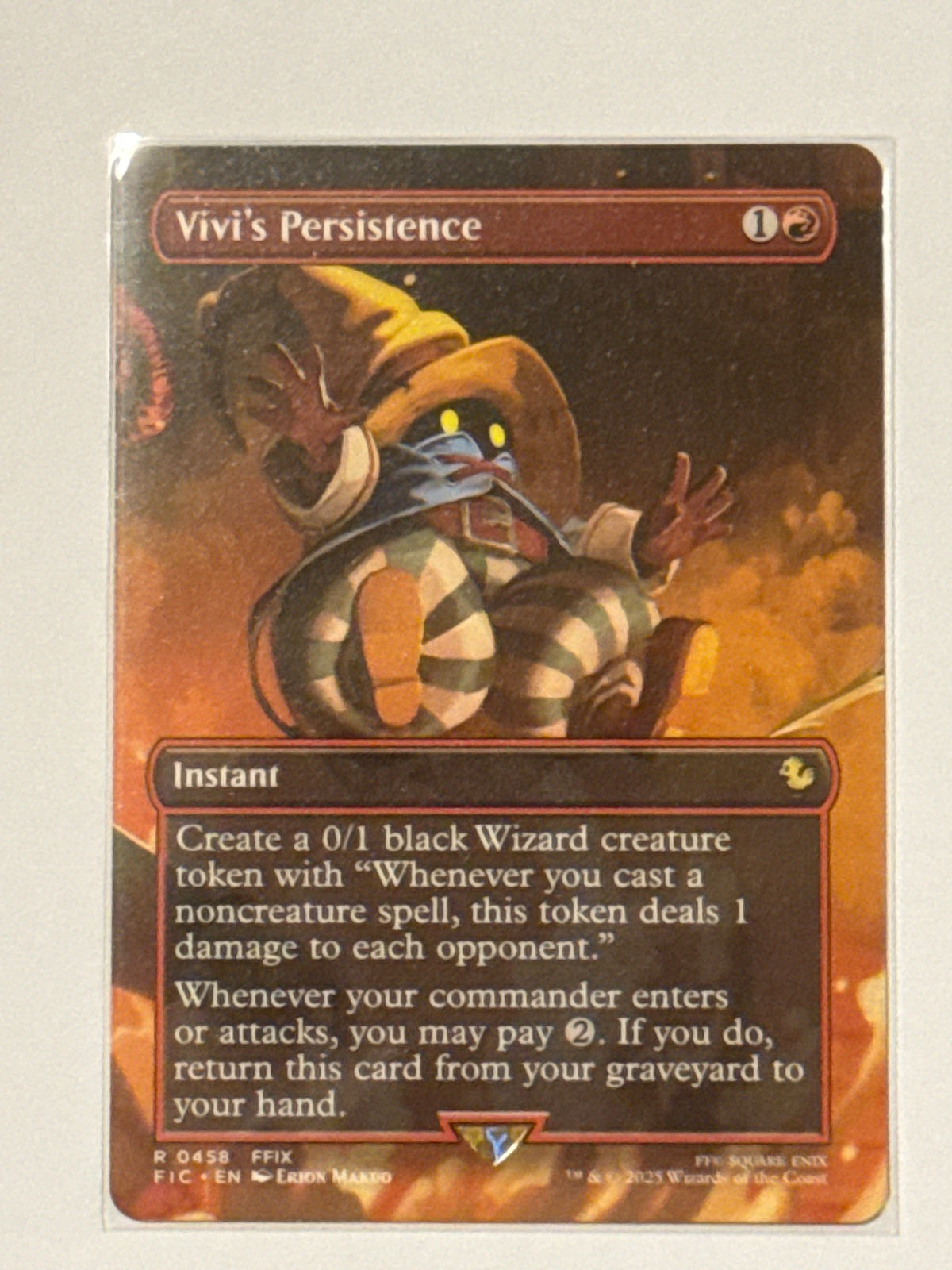 Vivi's Persistence (Borderless) 458 · Normal (Commander: FINAL FANTASY)