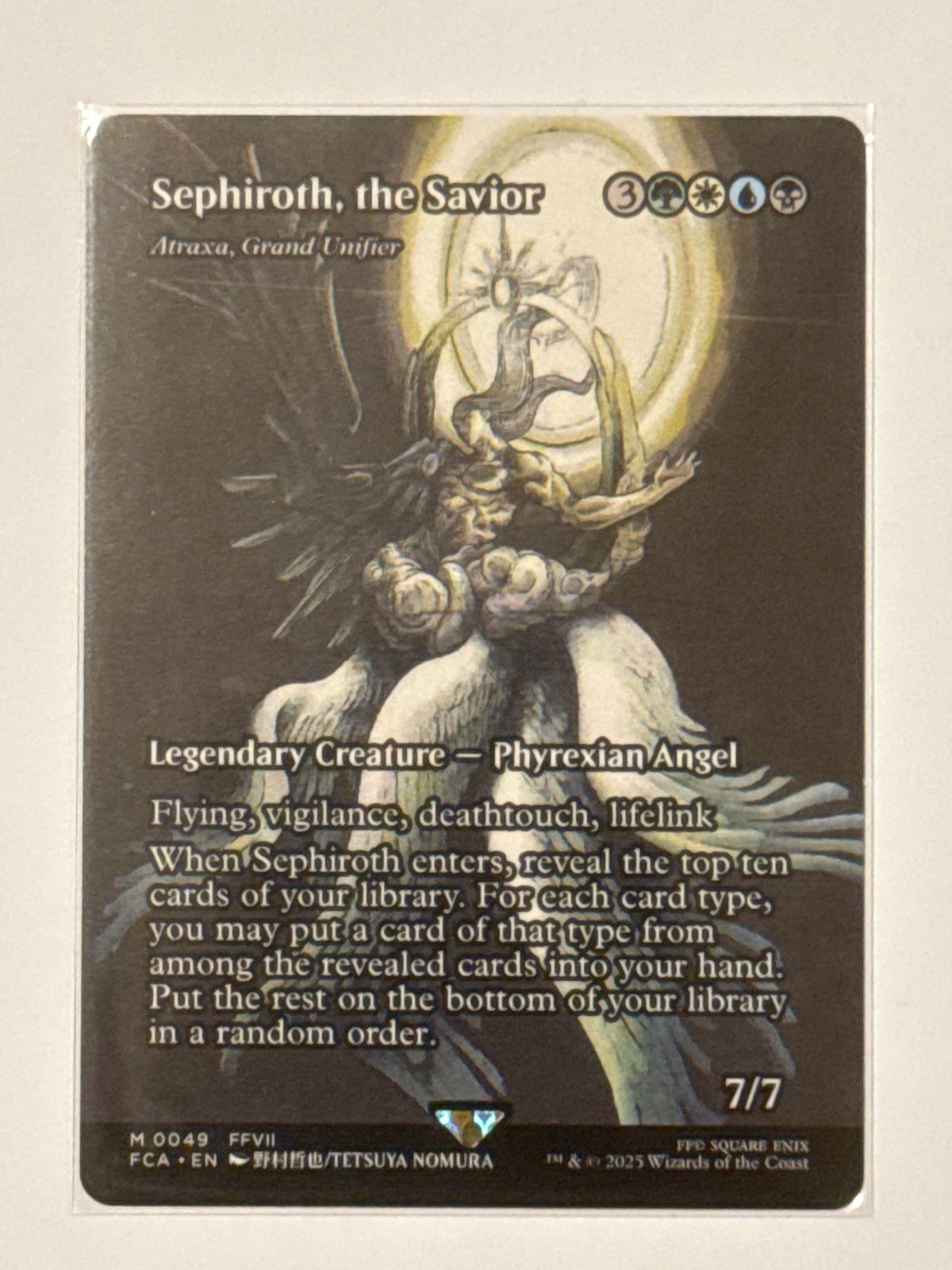 Sephiroth, the Savior - Atraxa, Grand Unifier (Showcase) 49 · Normal (Universes Beyond: FINAL FANTASY: Through the Ages)