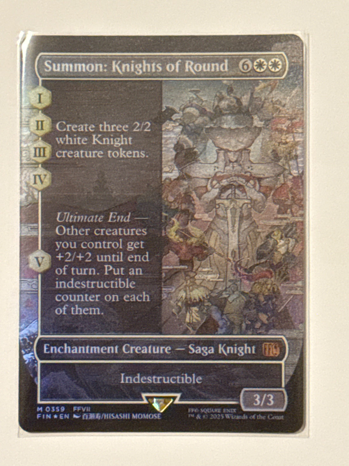 Summon: Knights of Round (Borderless) 359 · Foil (Universes Beyond: FINAL FANTASY)