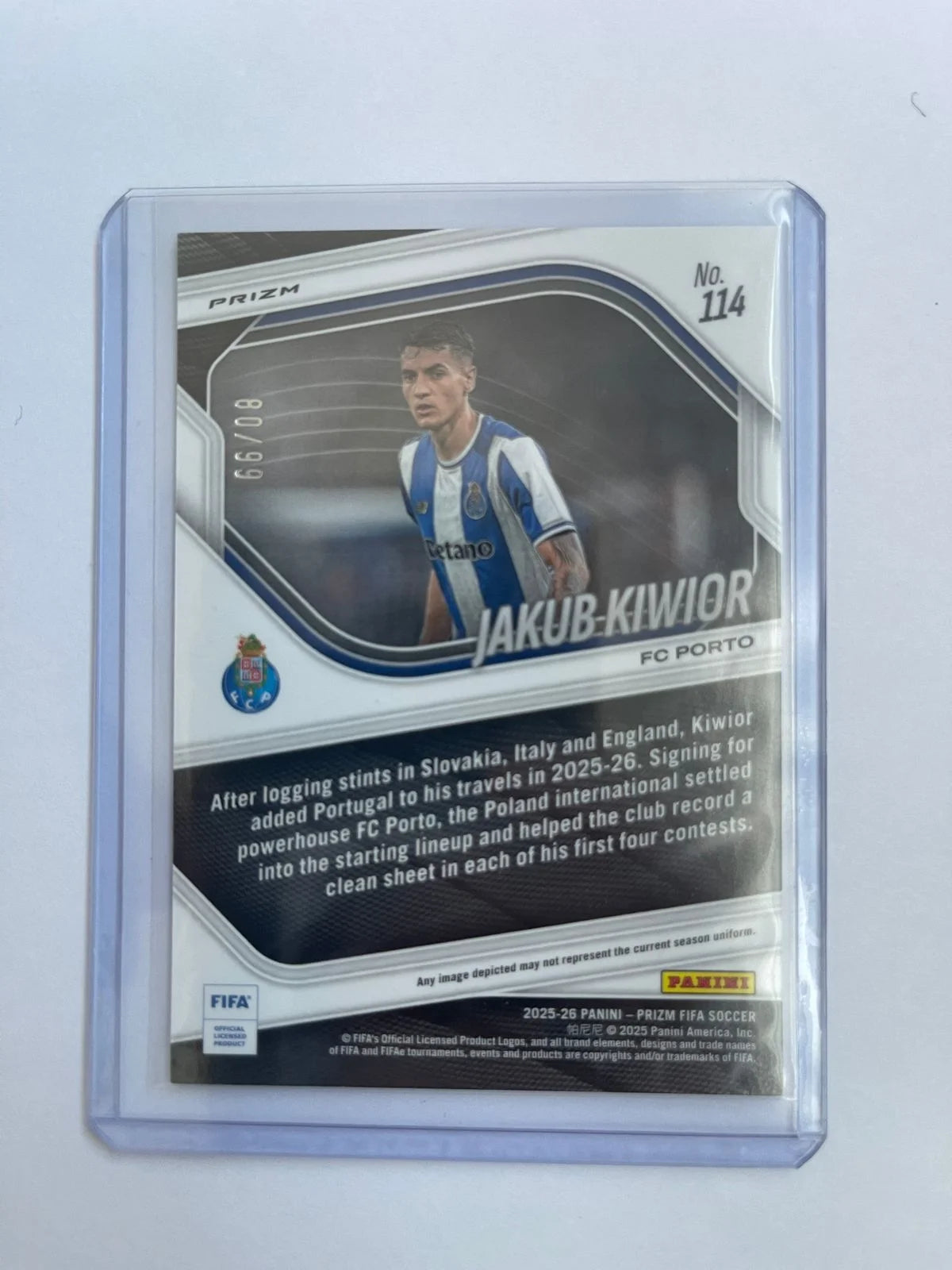 Jakub Kiwior /99 - 25-26 Panini Prizm