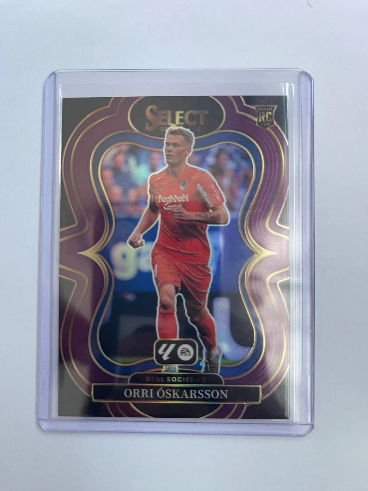 Orri Oskarsson Rookie /125 - 25-26 Panini Select - Real Sociedad Iceland Purple