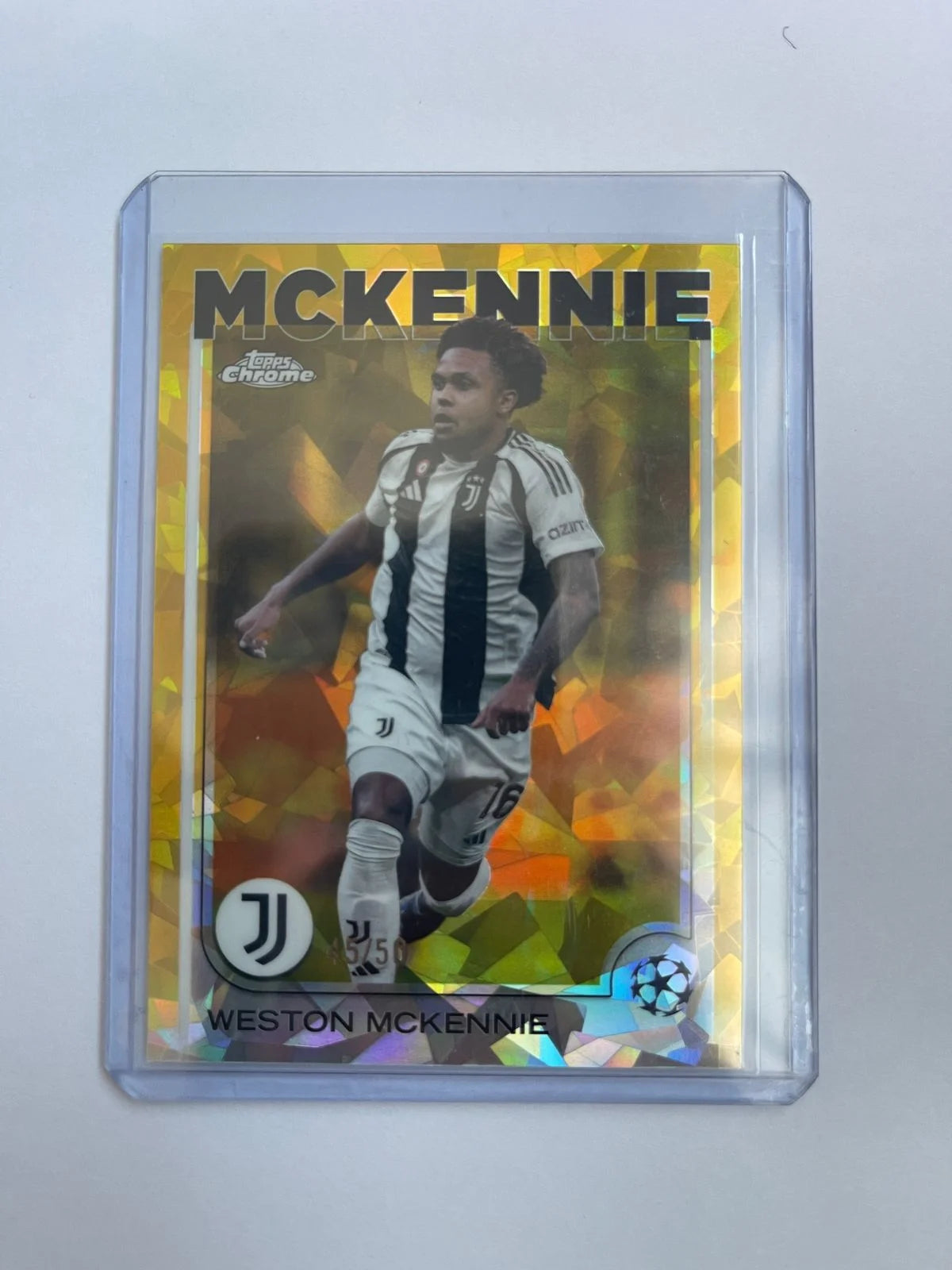 Weston Mckennie /50 - 24-25 Topps Chrome