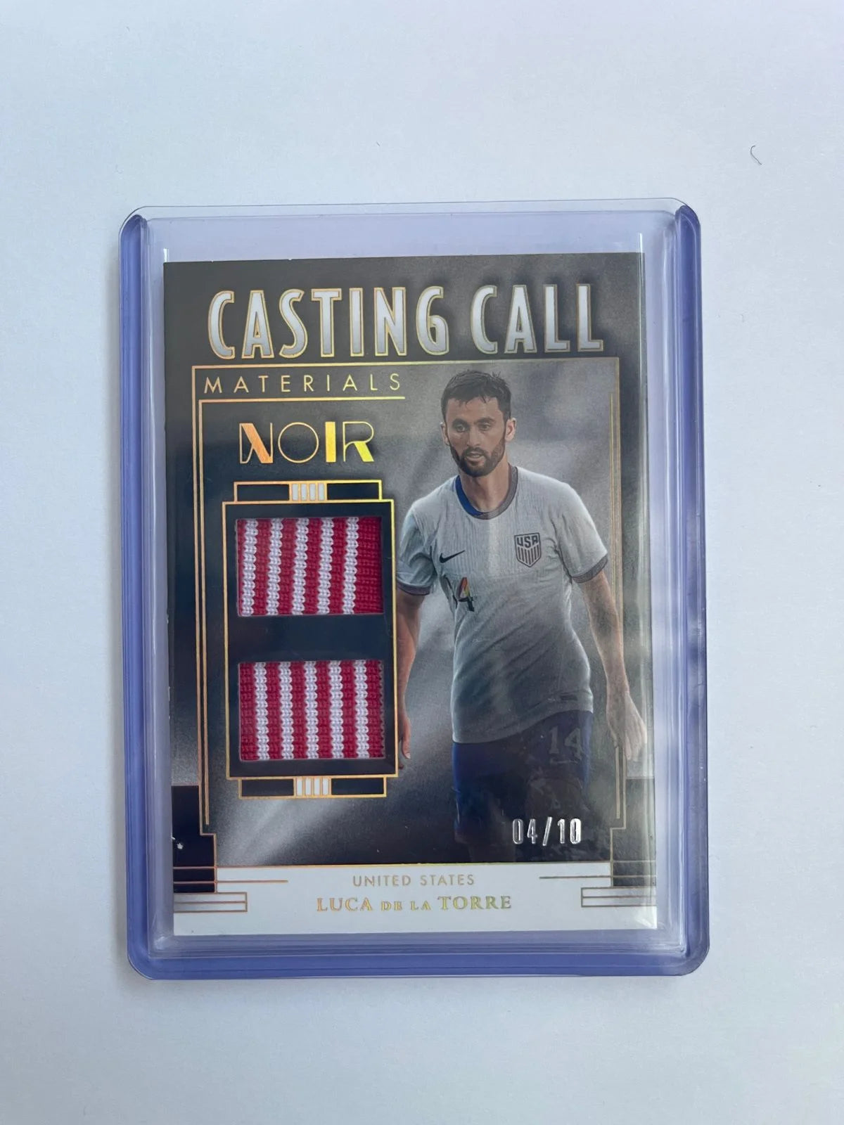 Luca De La Torre /10 - 24-25 Panini Noir Casting Call Materials /10