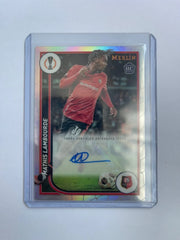 Mathis Lambourde Rookie Auto - 23-24 Topps Merlin UCC Refractor Auto RC