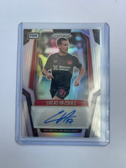 Lucas Vazquez Auto /49 - 25-26 Panini Prizm FIFA Signatures Auto Silver Prizm