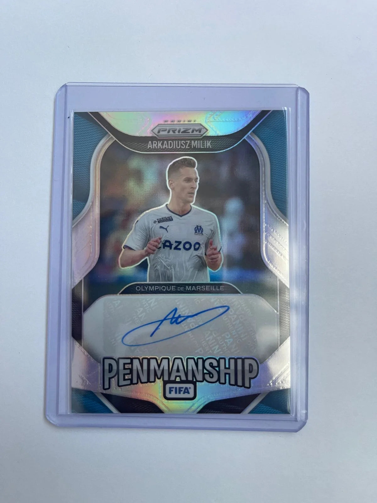 Arkadiusz Milik Auto /99 - 2025-26 Panini Prizm FIFA Penmanship