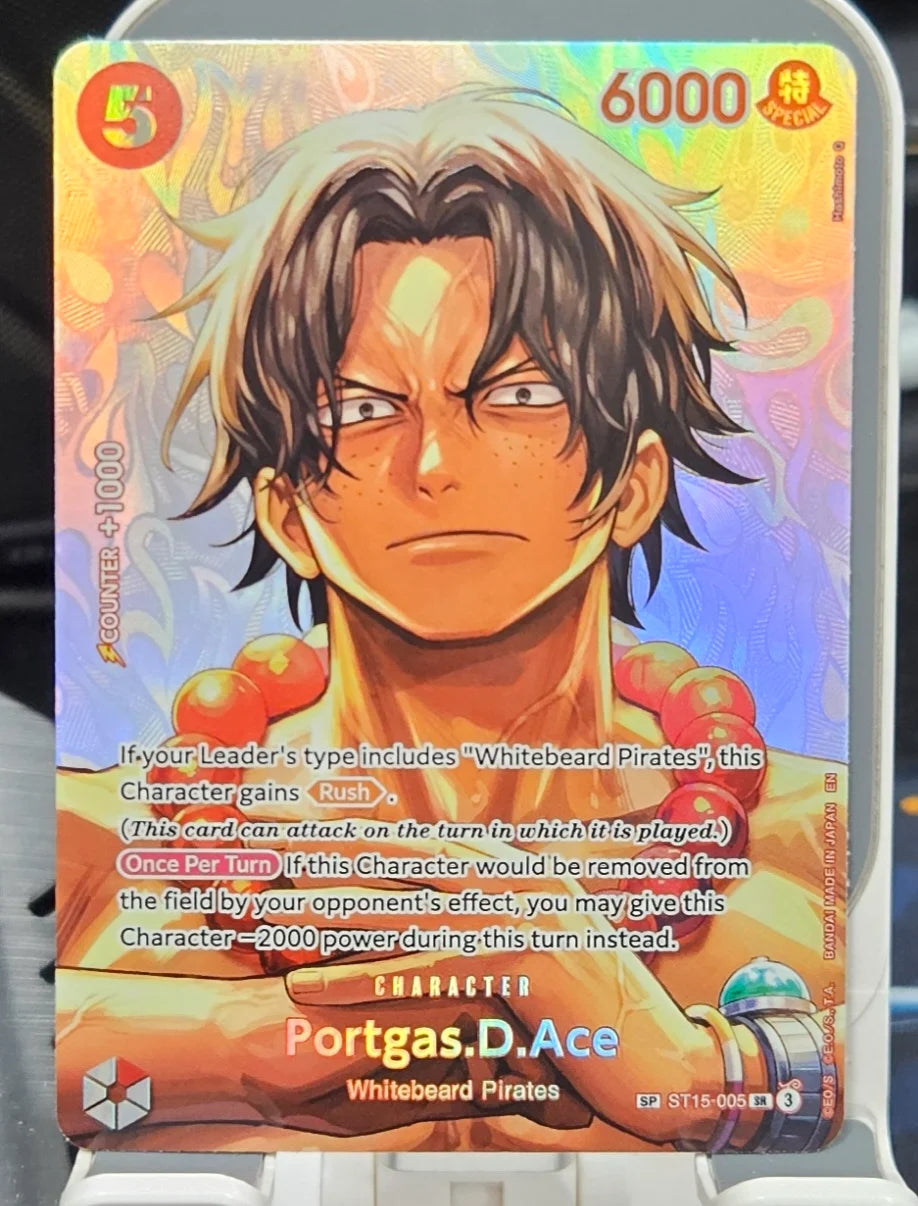 Portgas.D.Ace (SP) ST15-005 (The Time of Battle)