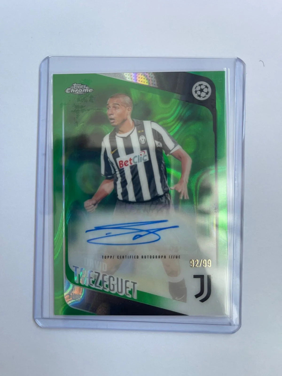 David Trezeguet Auto /99 - 25-26 Topps Chrome