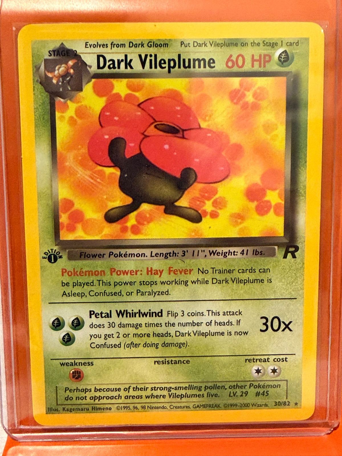 Dark Vileplume (30) · 1st Edition (Team Rocket)