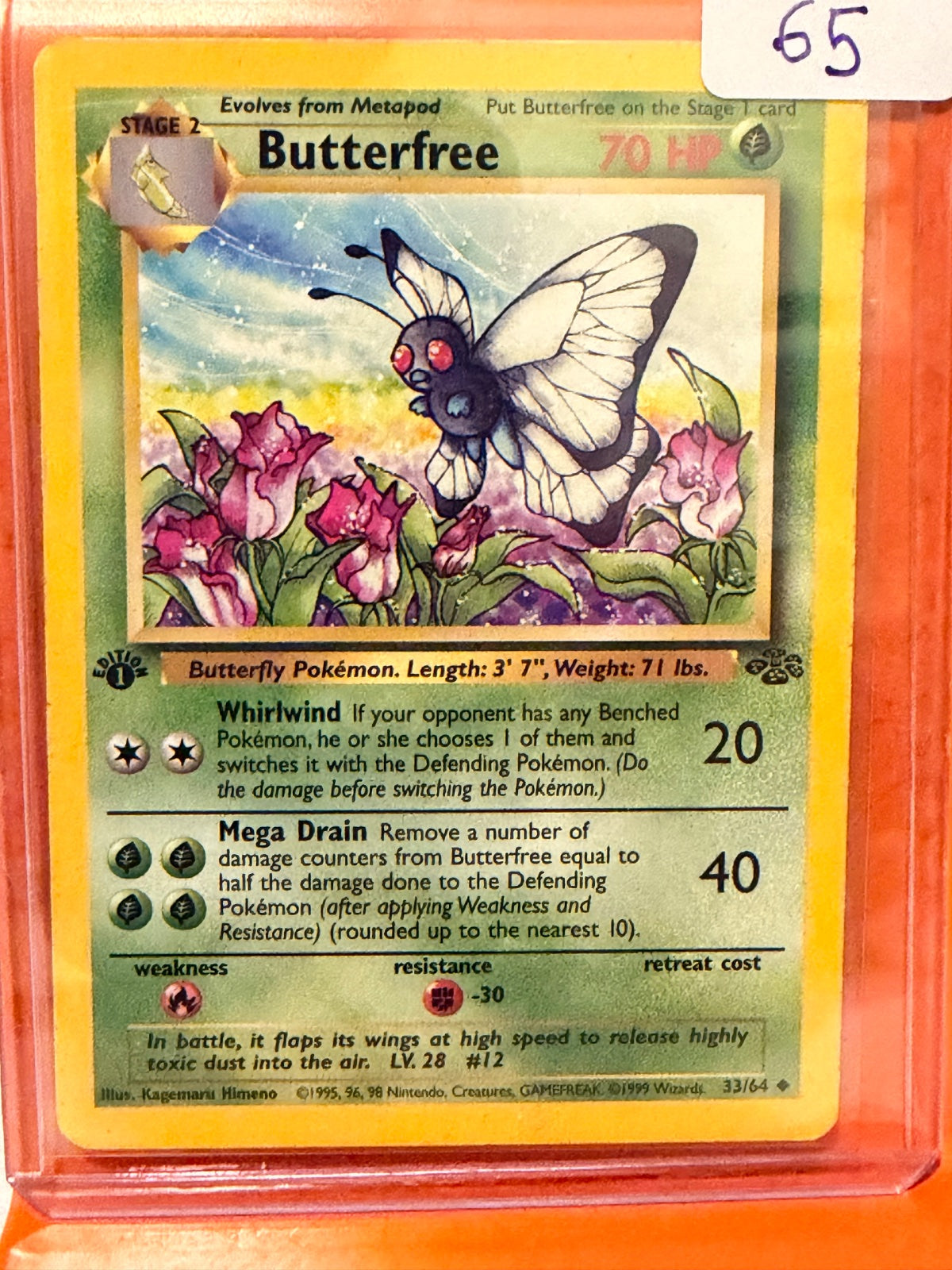 Butterfree 33 · 1st Edition (Jungle)