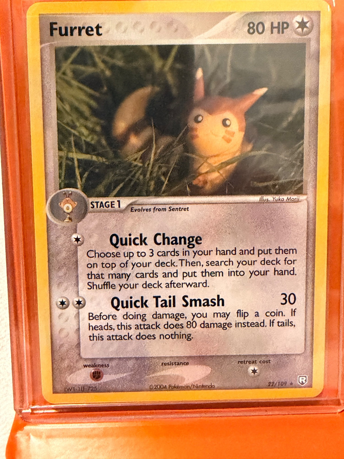 Furret 22 · Normal (EX Team Rocket Returns)