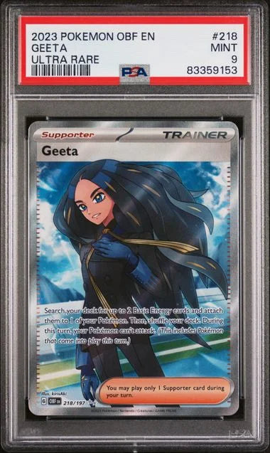 Geeta 218/197 (Obsidian Flames) — PSA 9