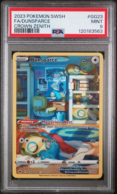 Dunsparce GG23/GG70 (Crown Zenith: Galarian Gallery) — PSA 9