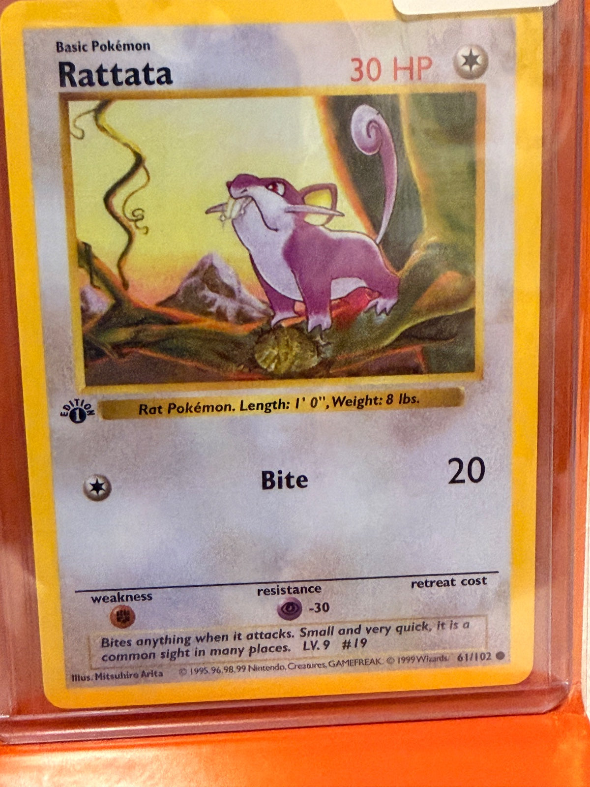 Rattata 61 · 1st Edition (Base Set (1st Edition & Shadowless))