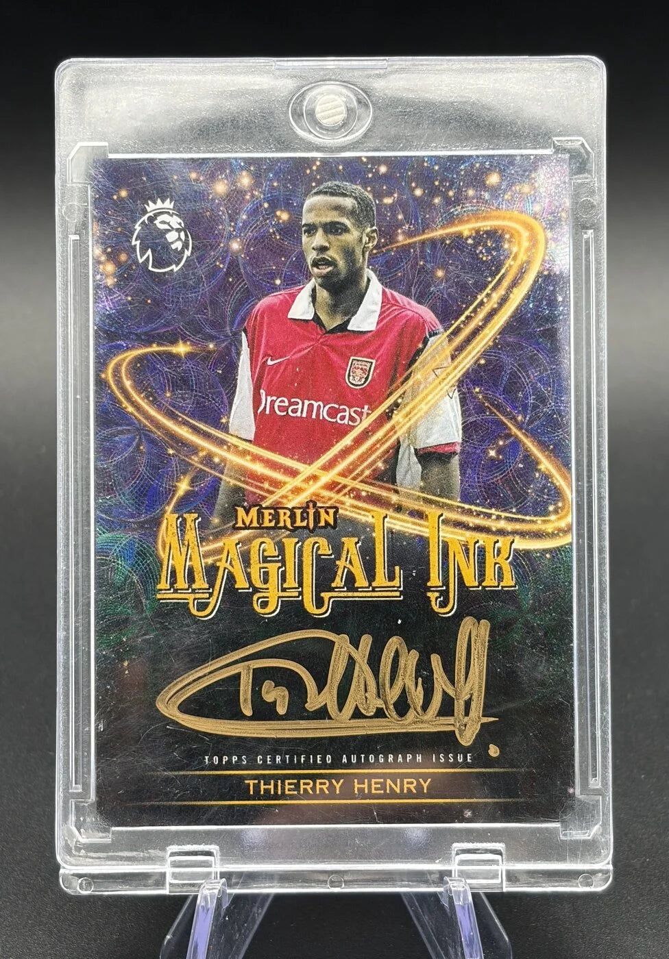 2026 Topps Premier League Merlin Thierry Henry Merlin's Magical Ink #MI-TH Arsenal