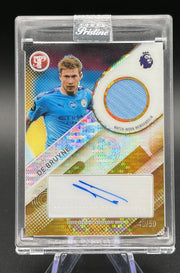 2025-26 Topps Pristine Premier League Kevin De Bruyne Pristine Pieces Auto Relic 40/50 #PPAR-KDB Manchester City