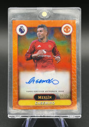 2026 Topps Premier League Merlin Casemiro Auto Orange 08/25 #MV-CM Manchester United