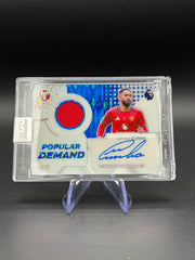 2025-26 Topps Pristine Premier League Matheus Cunha Popular Demand Auto Relic 43/75 #PDAR-MC Manchester United