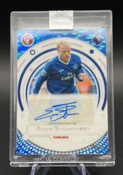 2025-26 Topps Pristine Premier League Eidur Gudjohnsen Pristine Auto Blue 20/75 #PA-EG Chelsea