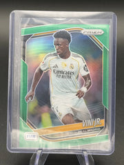 2025-26 Panini Prizm FIFA Vinicius Junior #179 Green Prizm 2/5 Real Madrid