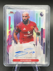 2025-26 Topps Finest Premier League Bryan Mbeumo Finest Auto #FA-BM Manchester United