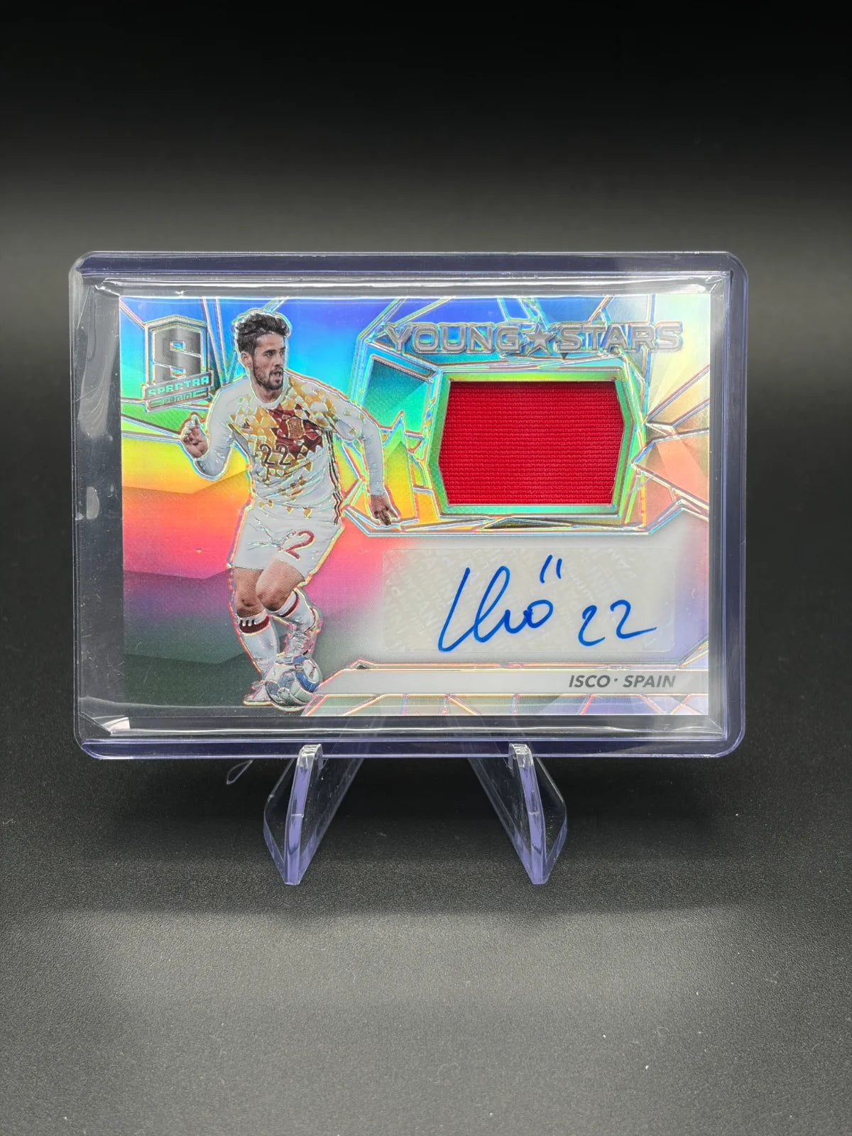 2016-17 Panini Spectra Isco Young Stars Auto Patch 074/149 #YS-ISC Spain