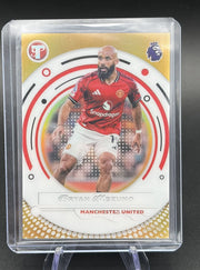 2025-26 Topps Pristine Premier League Bryan Mbeumo #134 Gold 25/50 Manchester United