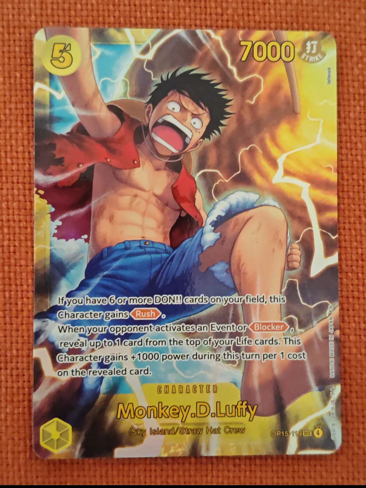 Monkey.D.Luffy (OP15-119) (Adventure on Kami's Island)