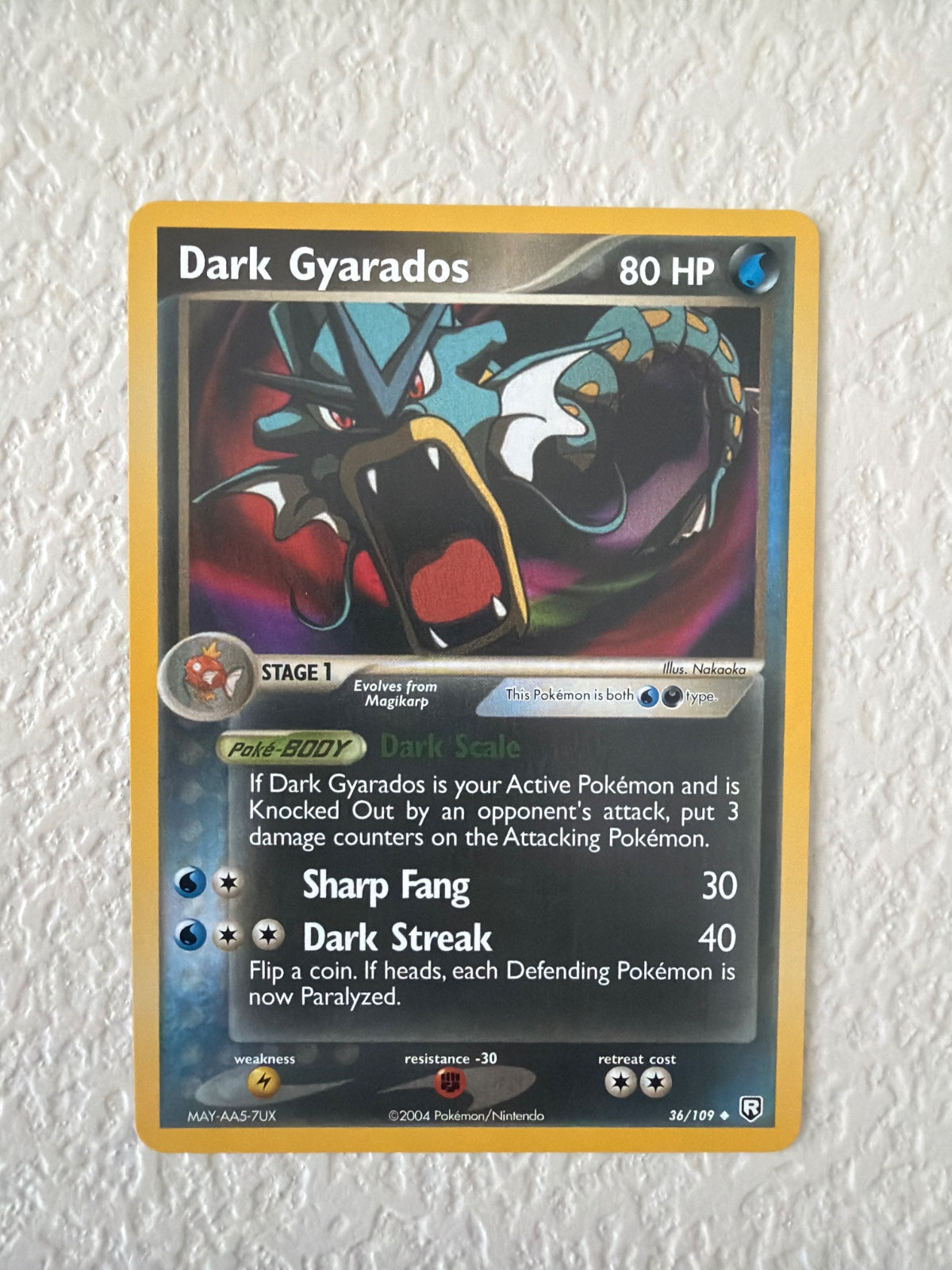 Dark Gyarados 36 · Normal (EX Team Rocket Returns)