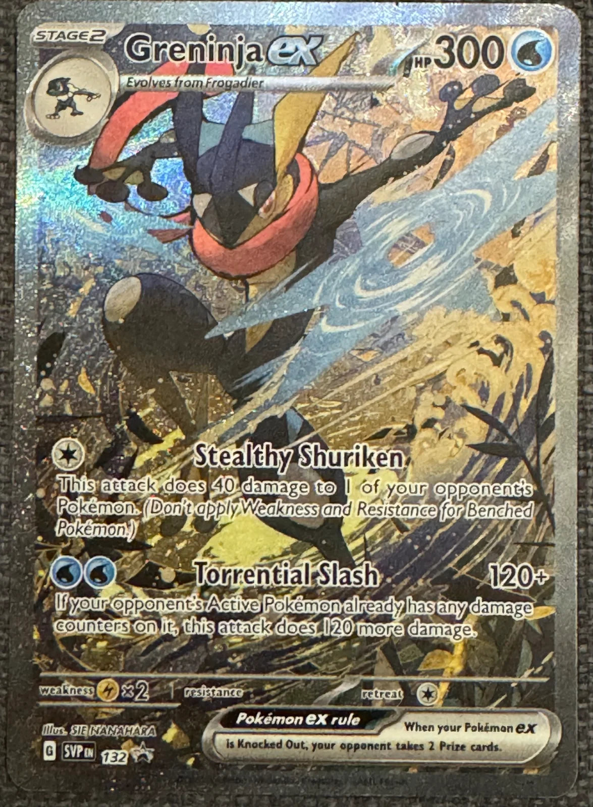 Greninja ex 132 (Scarlet & Violet Promo)