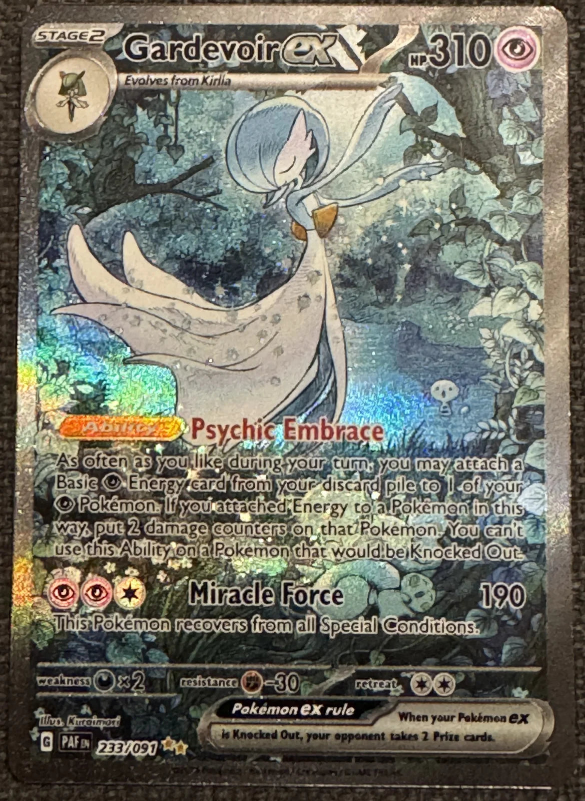 Gardevoir ex 233/091 (Paldean Fates)