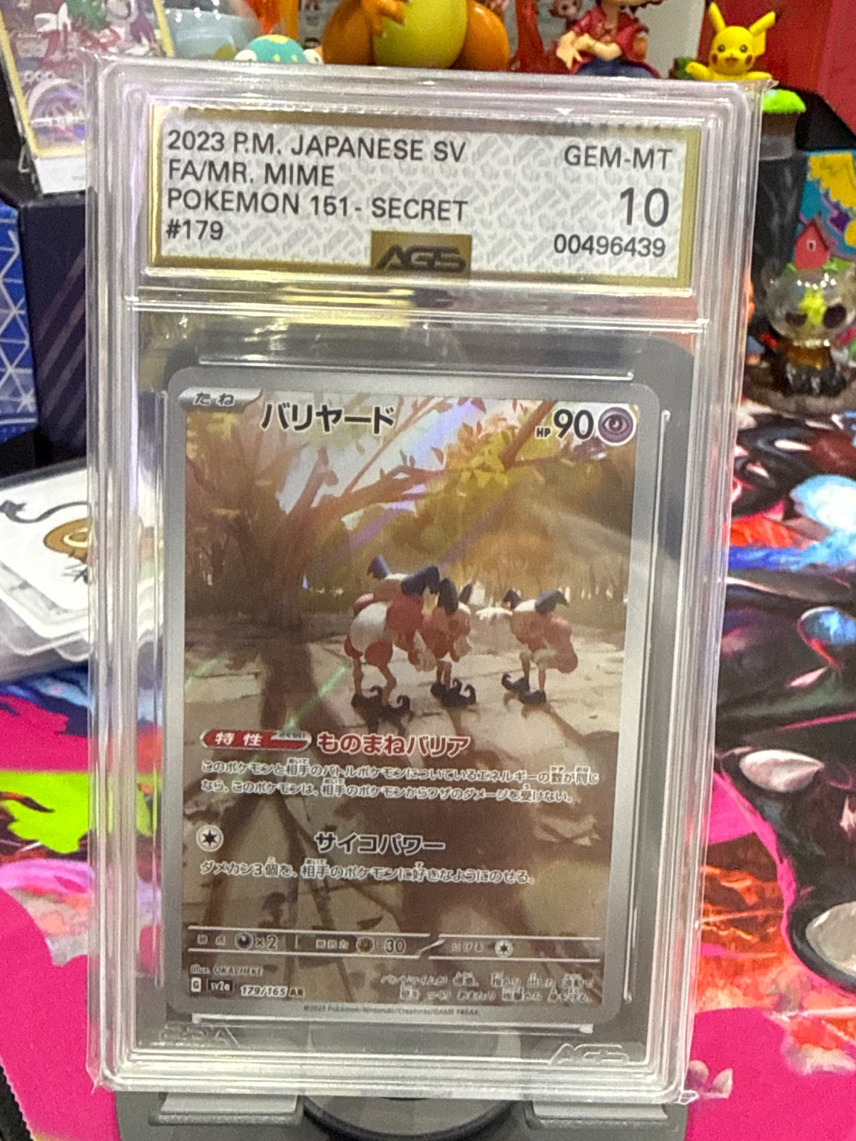 Mr. Mime (JP) 179/165 · Holofoil (Pokemon 151) — AGS 10