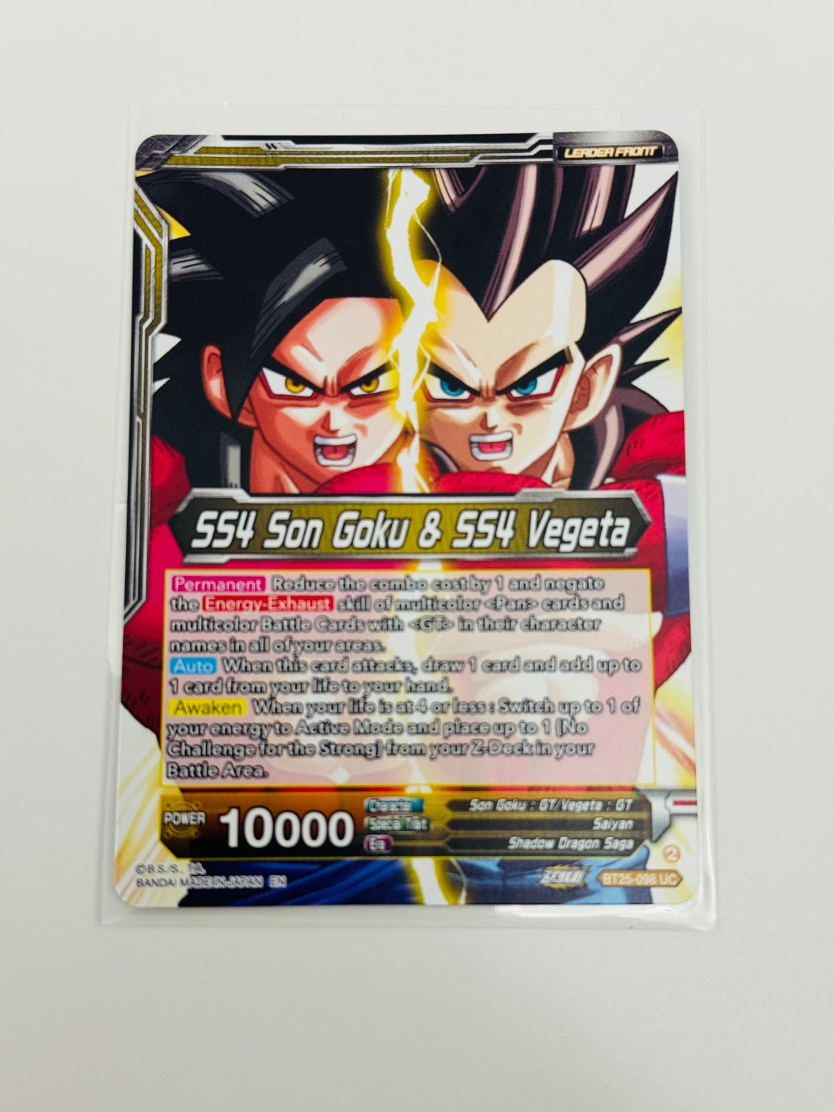 Dragonball Masters - SS4 Son Goku & SS4 Vegeta (SLR)