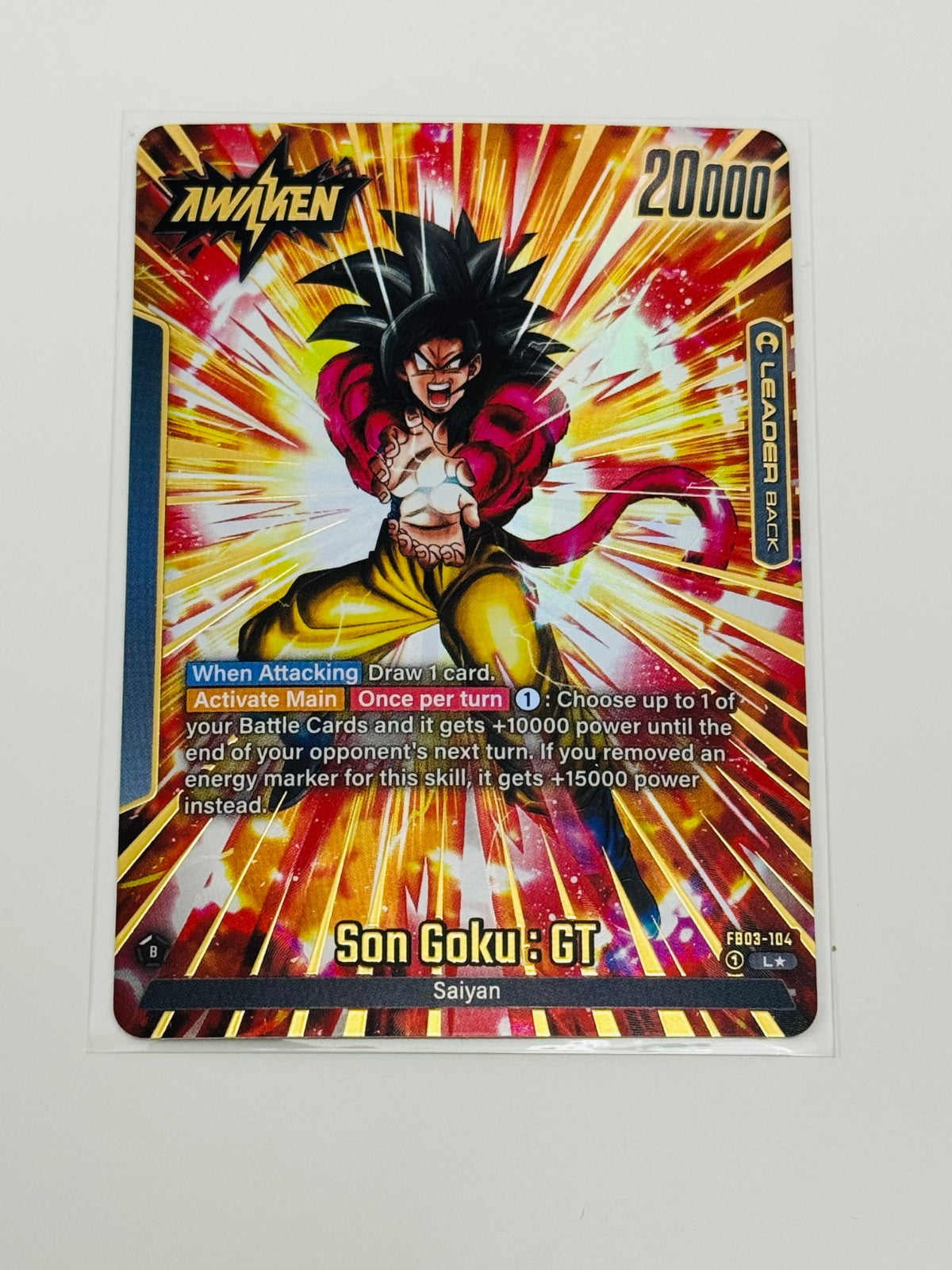 Dragonball Fusion World - Son Goku : GT - (Leader)