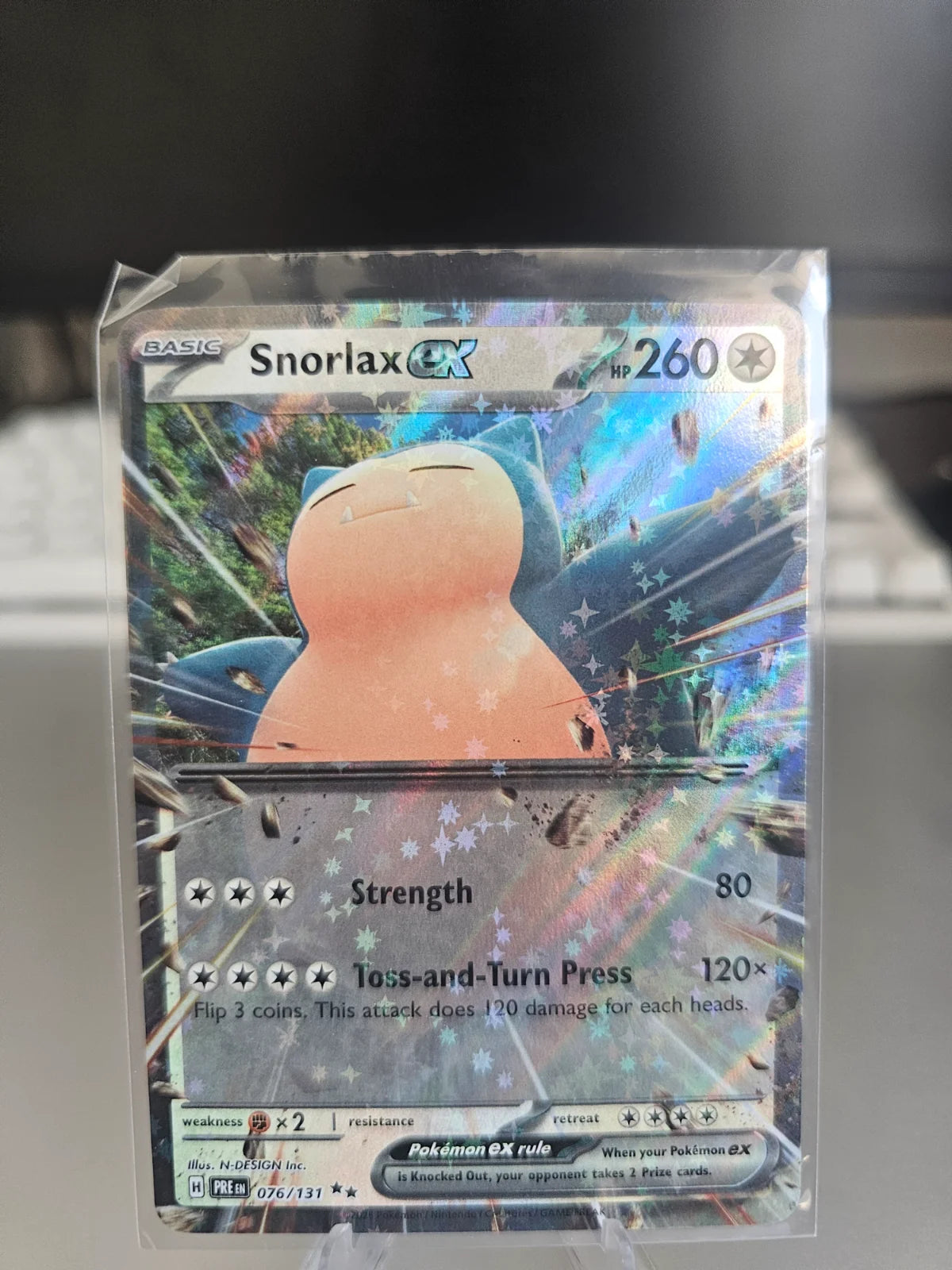 Snorlax ex 076/131 (Prismatic Evolutions)