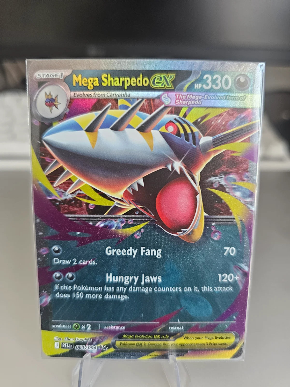Mega Sharpedo ex 061/094 (Phantasmal Flames)