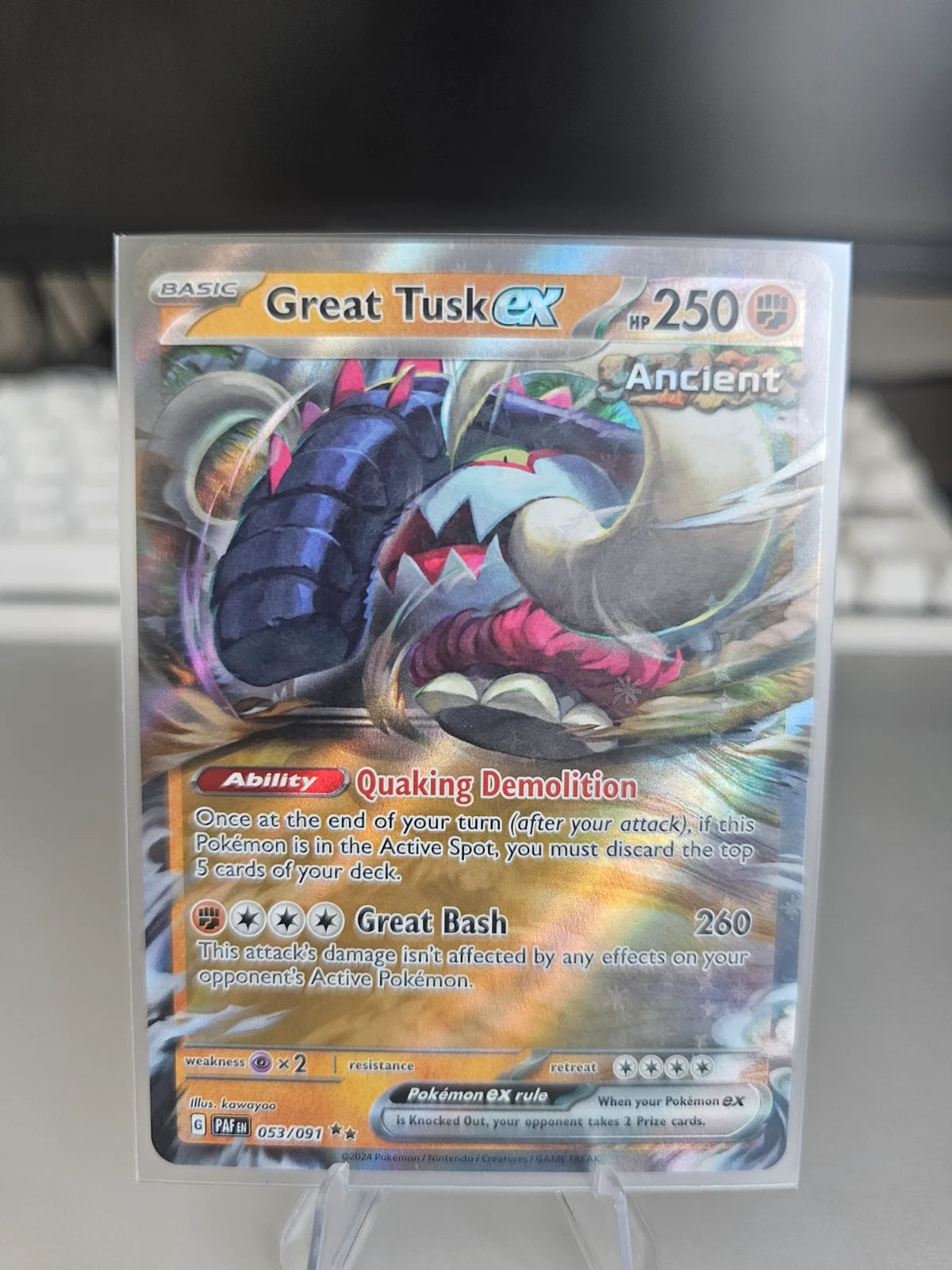 Great Tusk ex 053/091 (Paldean Fates)