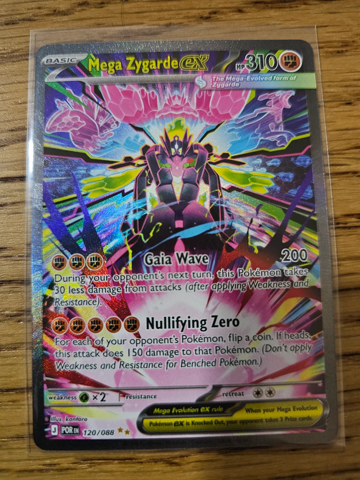 Mega Zygarde ex 120/088 (Perfect Order)