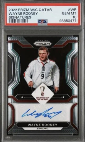 Wayne Rooney - Prizm - 2022 - PSA 10 - Auto