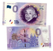 ALBERT EINSTEIN _ 0 Euro alternative _ souvenir banknote
