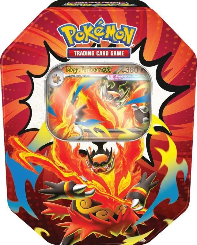 Ascended Heroes Tin [Mega Emboar ex] - ME: (ASC)