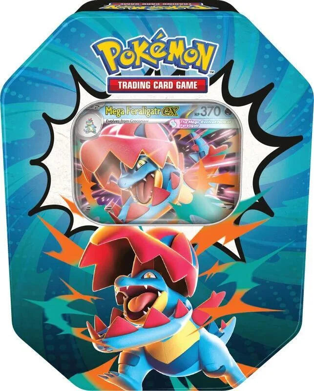 Ascended Heroes Tin [Mega Feraligatr ex] - ME: (ASC)