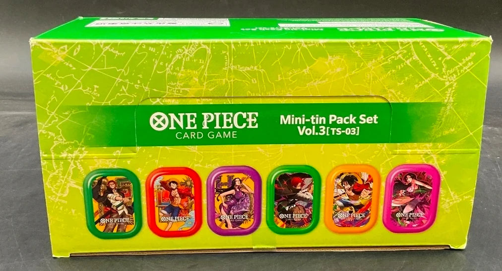 One Piece  Mini Tin Pack Vol 3 TS-03 Set Of 12 Tins Inner Display Case