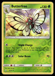 Butterfree 4 Unbroken Bonds Reverse Holo By Midori