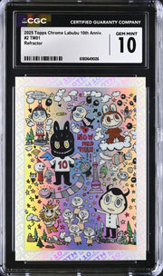 Labubu Chrome 10th Anniv., #2, TM01, English, CGC 10