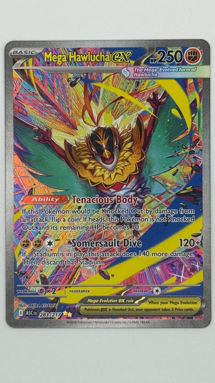 Mega Hawlucha ex 283/217 (Ascended Heroes)
