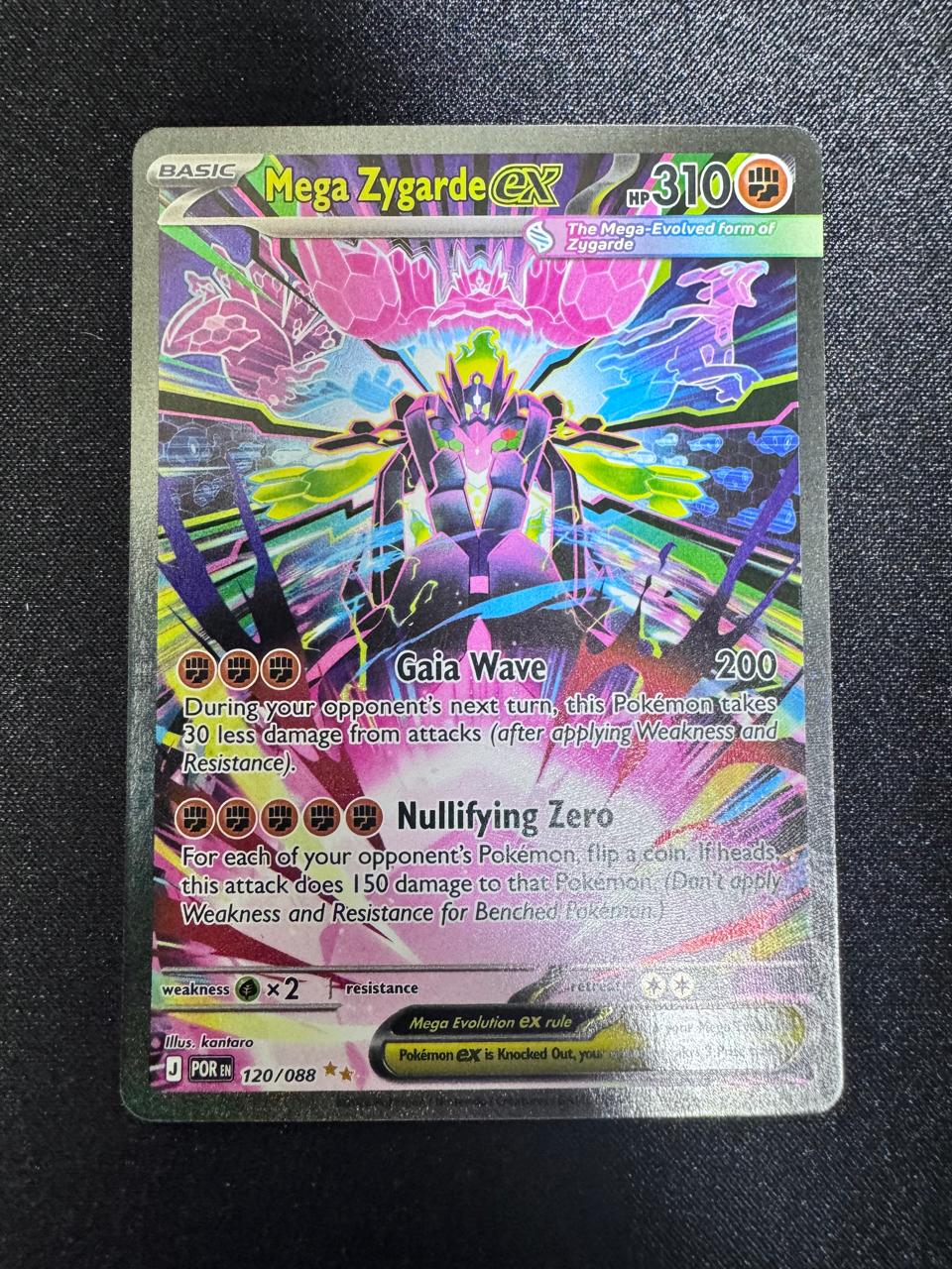 Mega Zygarde ex 120/088 (Perfect Order)